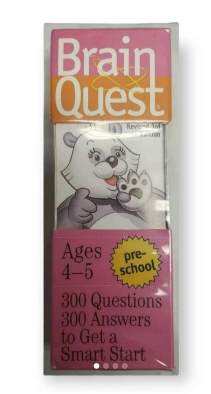 Brain Quest Preschool Ages 4-5 300 Questions to get a Smart Start